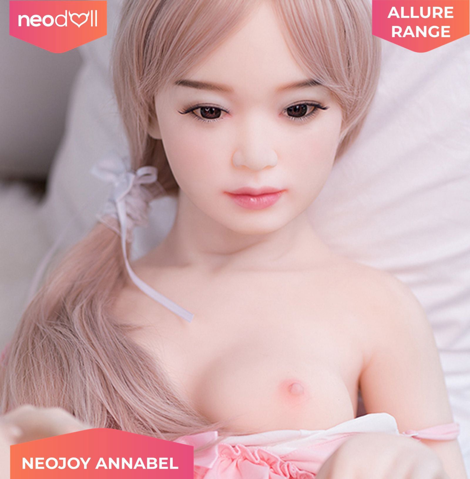 Neodoll Allure Annabel - Poupée de Sexe Réaliste - 150cm - Naturel