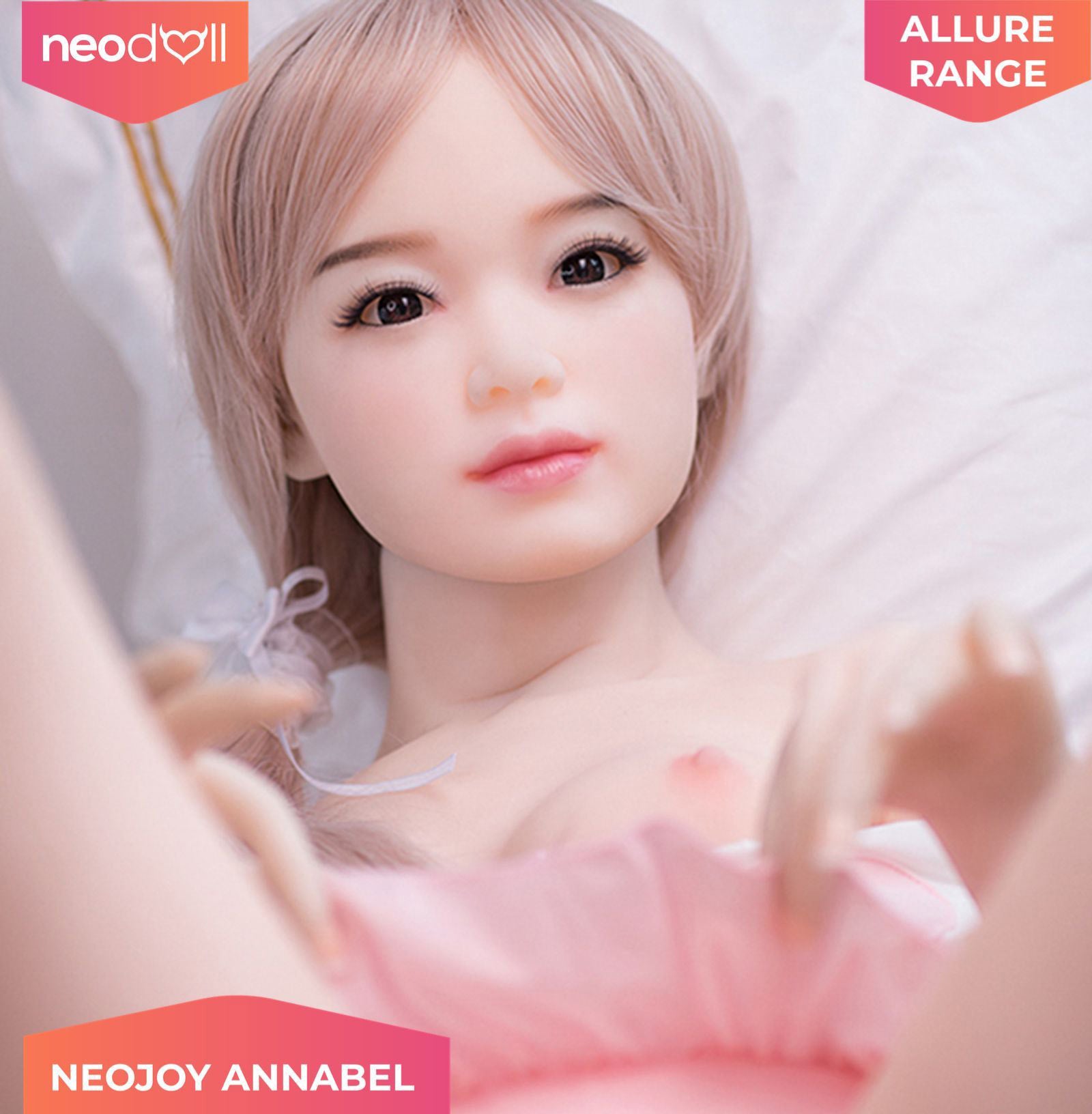 Neodoll Allure Annabel - Poupée de Sexe Réaliste - 150cm - Naturel