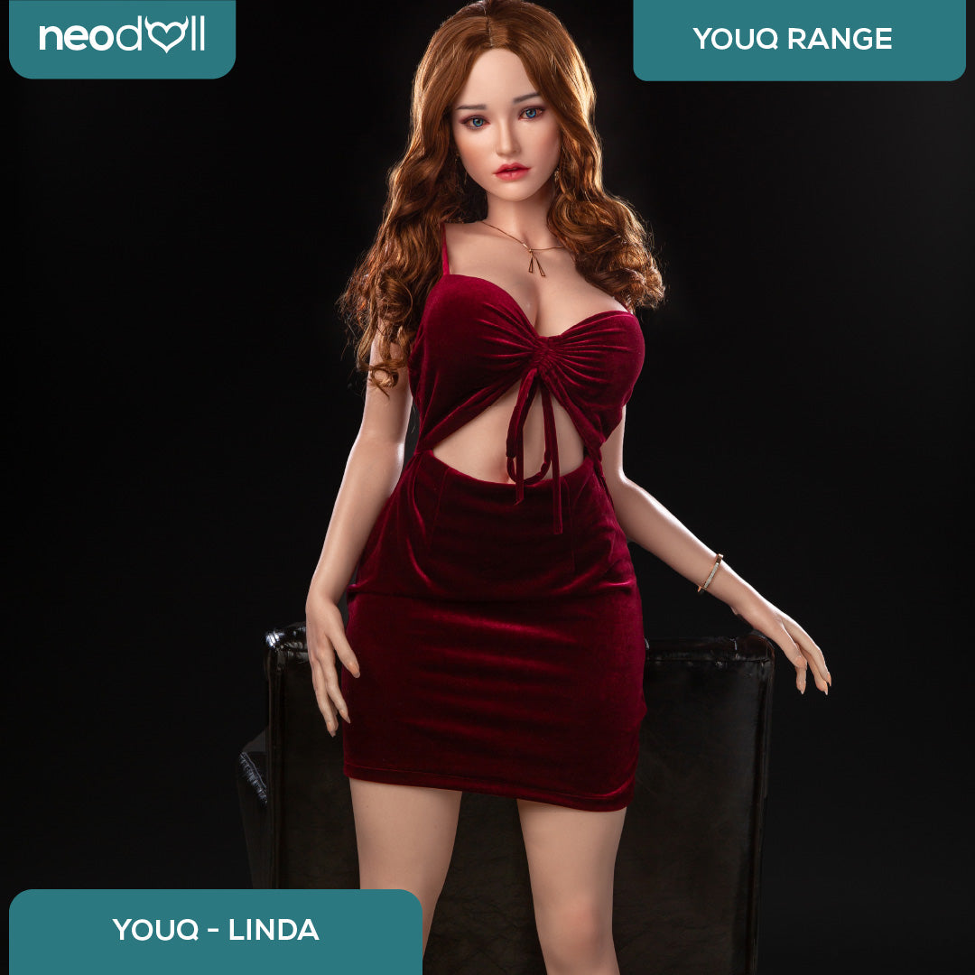 Youqdoll - Linda - Poupée de Sexe Entièrement en Silicone - 163cm - Cheveux Implémentés - Gel Sein - Naturel