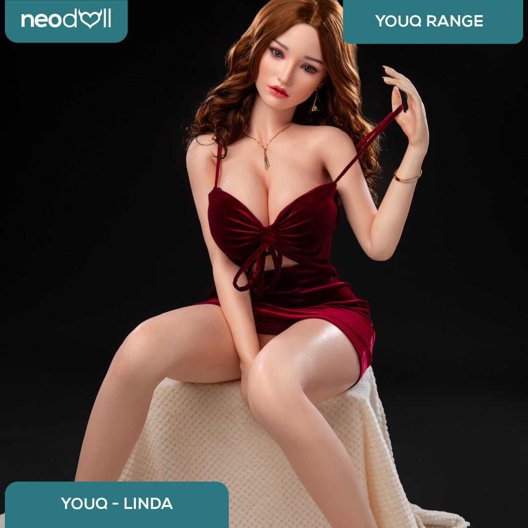 Youqdoll - Linda - Poupée de Sexe Entièrement en Silicone - 163cm - Cheveux Implémentés - Gel Sein - Naturel