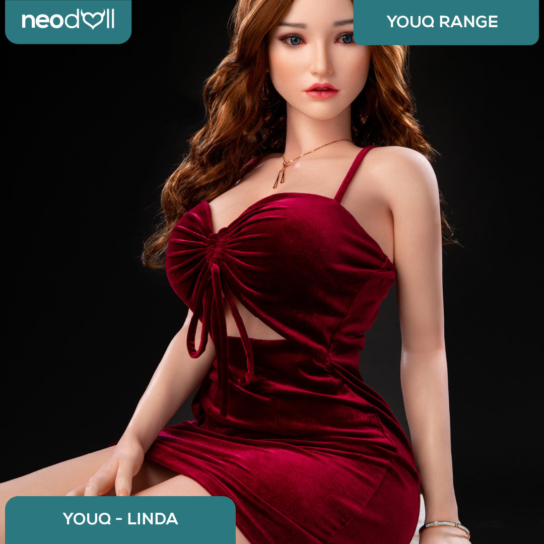 Youqdoll - Linda - Poupée de Sexe Entièrement en Silicone - 163cm - Cheveux Implémentés - Gel Sein - Naturel
