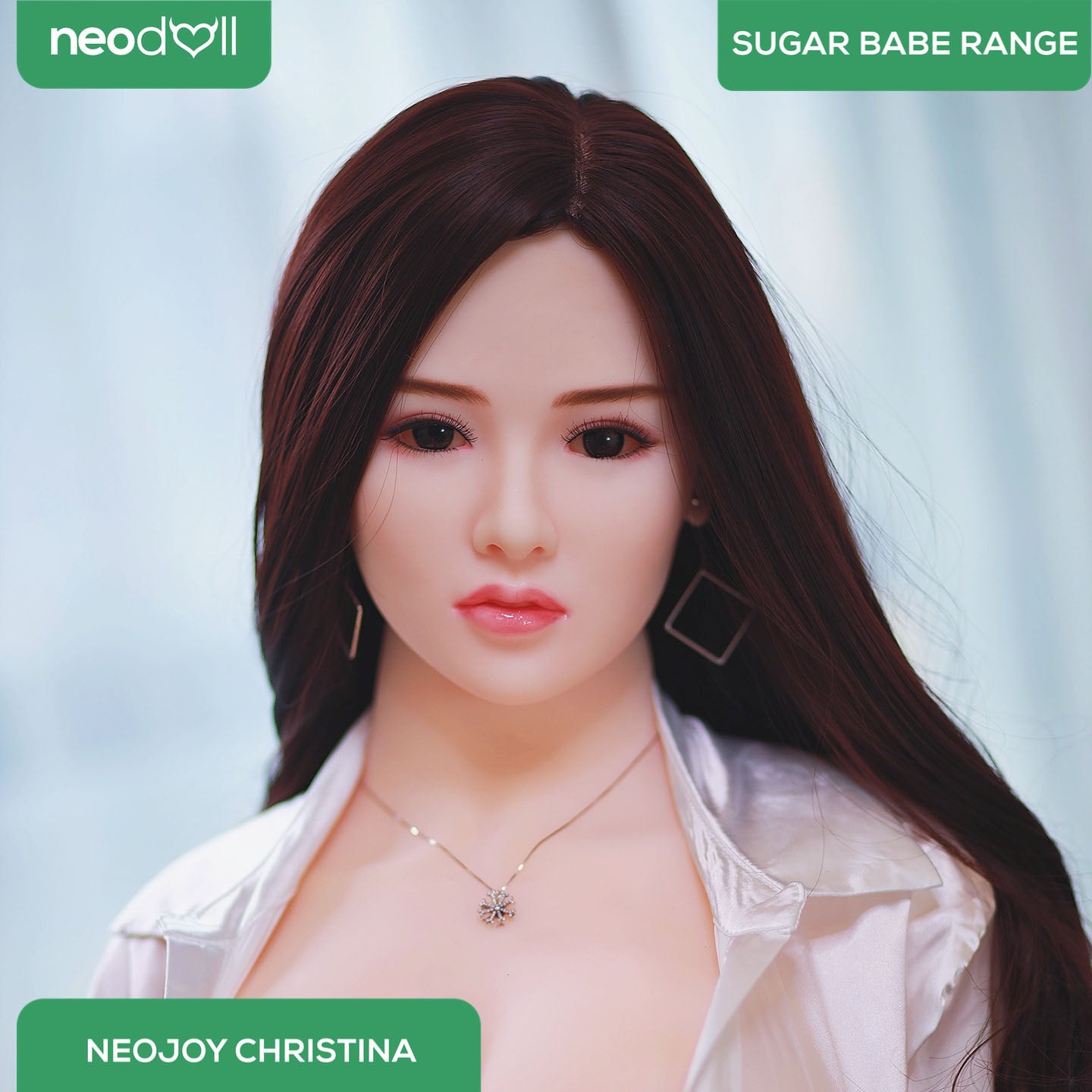 Neodoll Sugar Babe - Christina - Poupée de Sexe Réaliste - 170cm - Gel Sein - Naturel