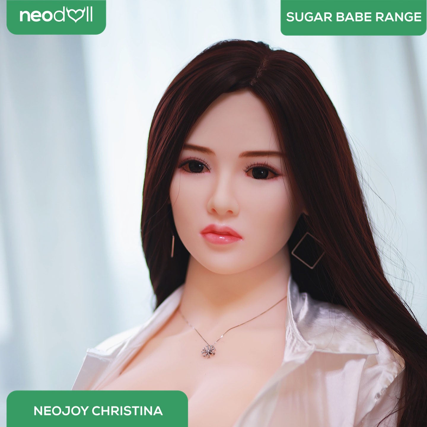 Neodoll Sugar Babe - Christina - Poupée de Sexe Réaliste - 170cm - Gel Sein - Naturel