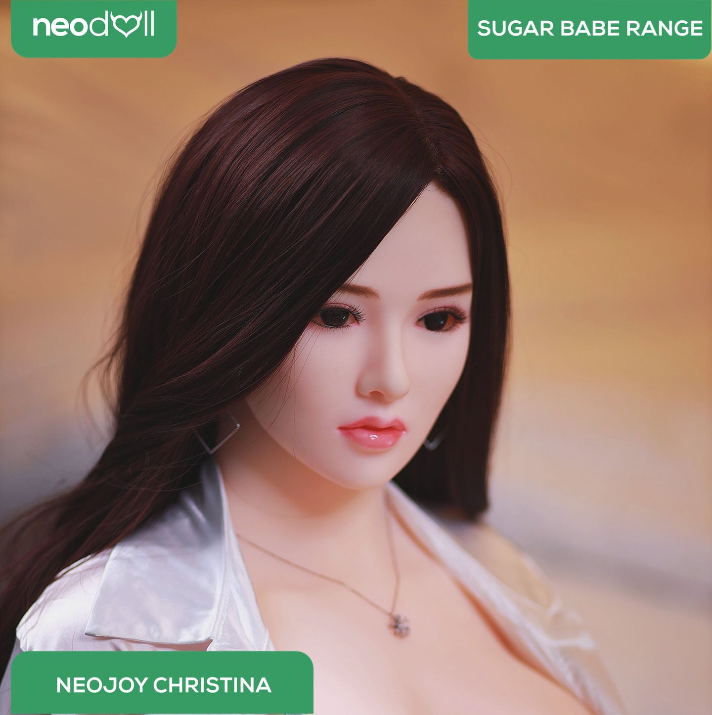 Neodoll Sugar Babe - Christina - Poupée de Sexe Réaliste - 170cm - Gel Sein - Naturel