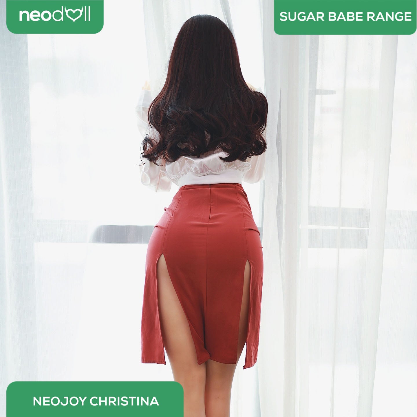 Neodoll Sugar Babe - Christina - Poupée de Sexe Réaliste - 170cm - Gel Sein - Naturel