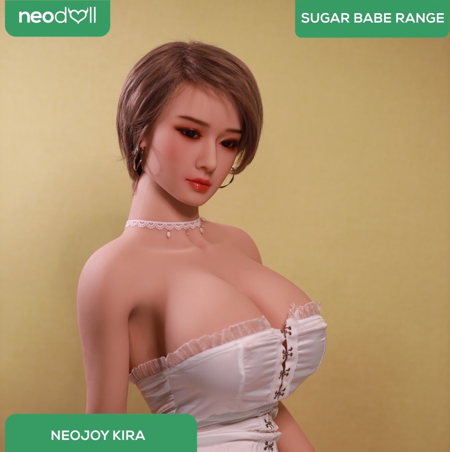 Neodoll Sugar Babe - Kira - Poupée de Sexe Réaliste - 170cm - Gel Sein - Naturel