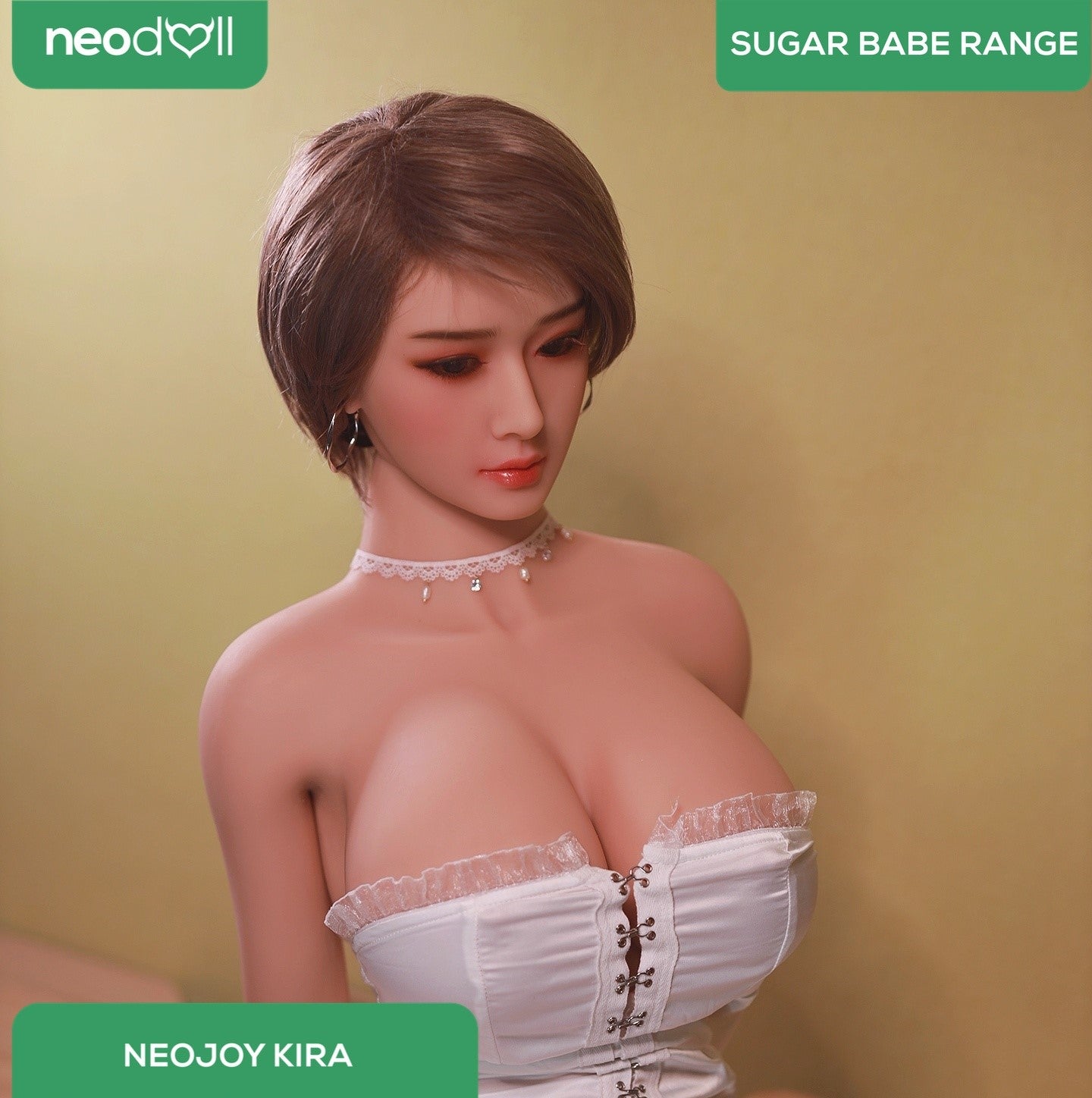 Neodoll Sugar Babe - Kira - Poupée de Sexe Réaliste - 170cm - Gel Sein - Naturel