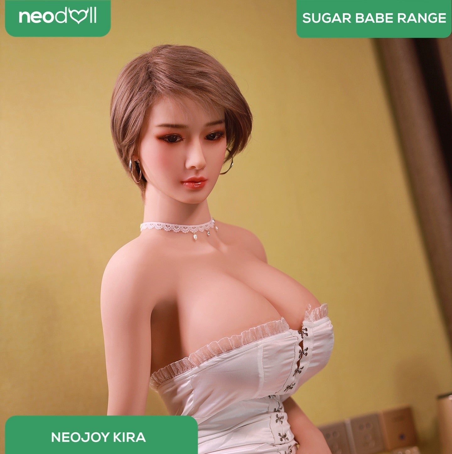 Neodoll Sugar Babe - Kira - Poupée de Sexe Réaliste - 170cm - Gel Sein - Naturel