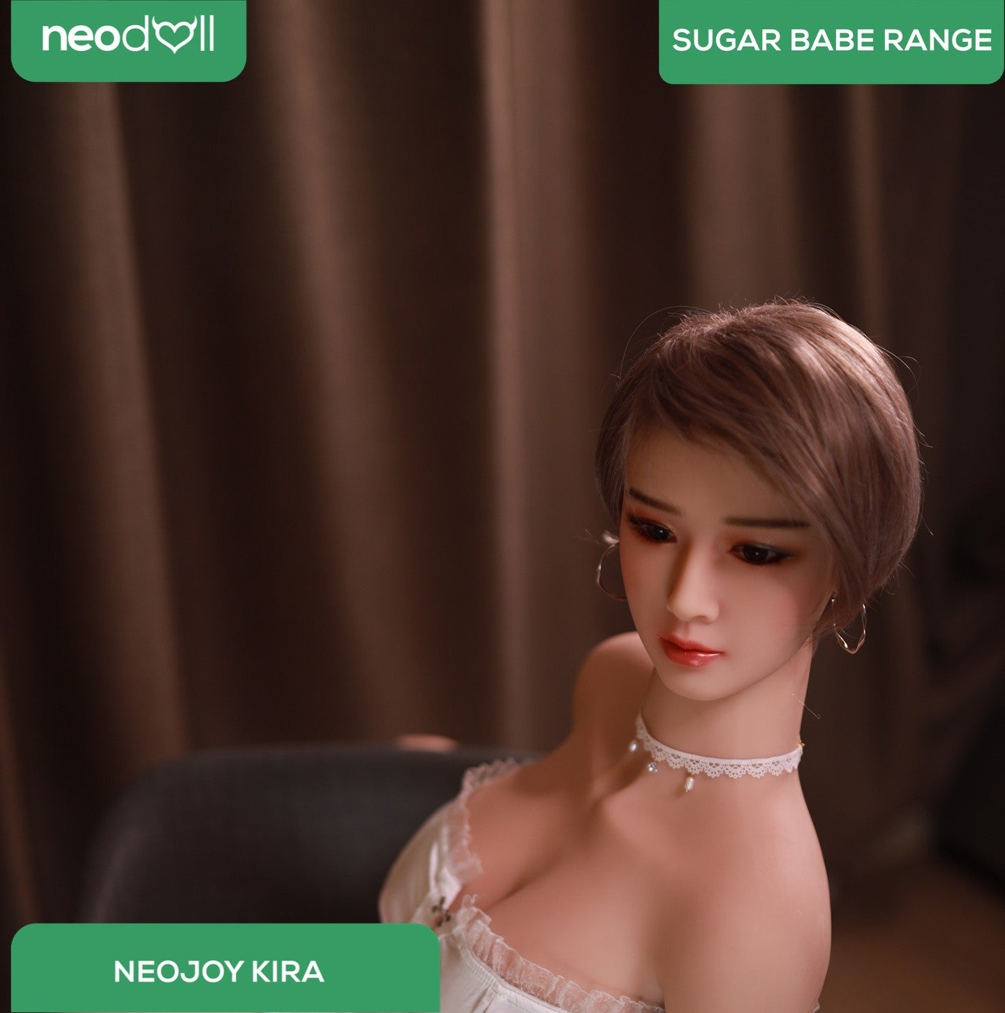 Neodoll Sugar Babe - Kira - Poupée de Sexe Réaliste - 170cm - Gel Sein - Naturel
