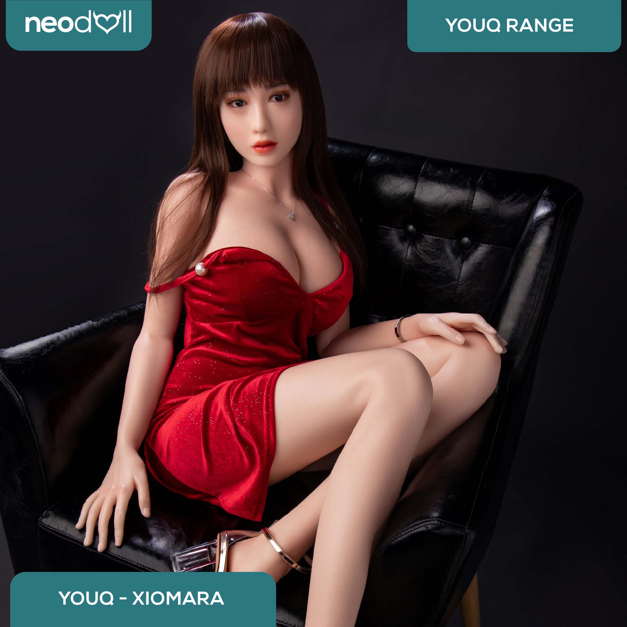 Youqdoll - Xiomara - Poupée de Sexe Entièrement en Silicone - 163cm - Cheveux Implémentés - Gel Sein - Naturel