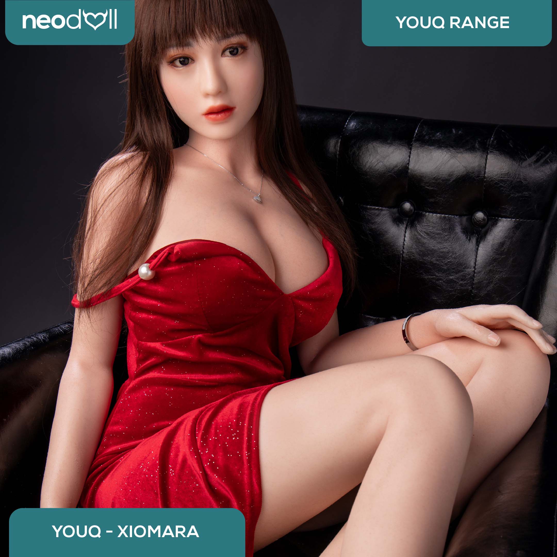 Youqdoll - Xiomara - Poupée de Sexe Entièrement en Silicone - 163cm - Cheveux Implémentés - Gel Sein - Naturel