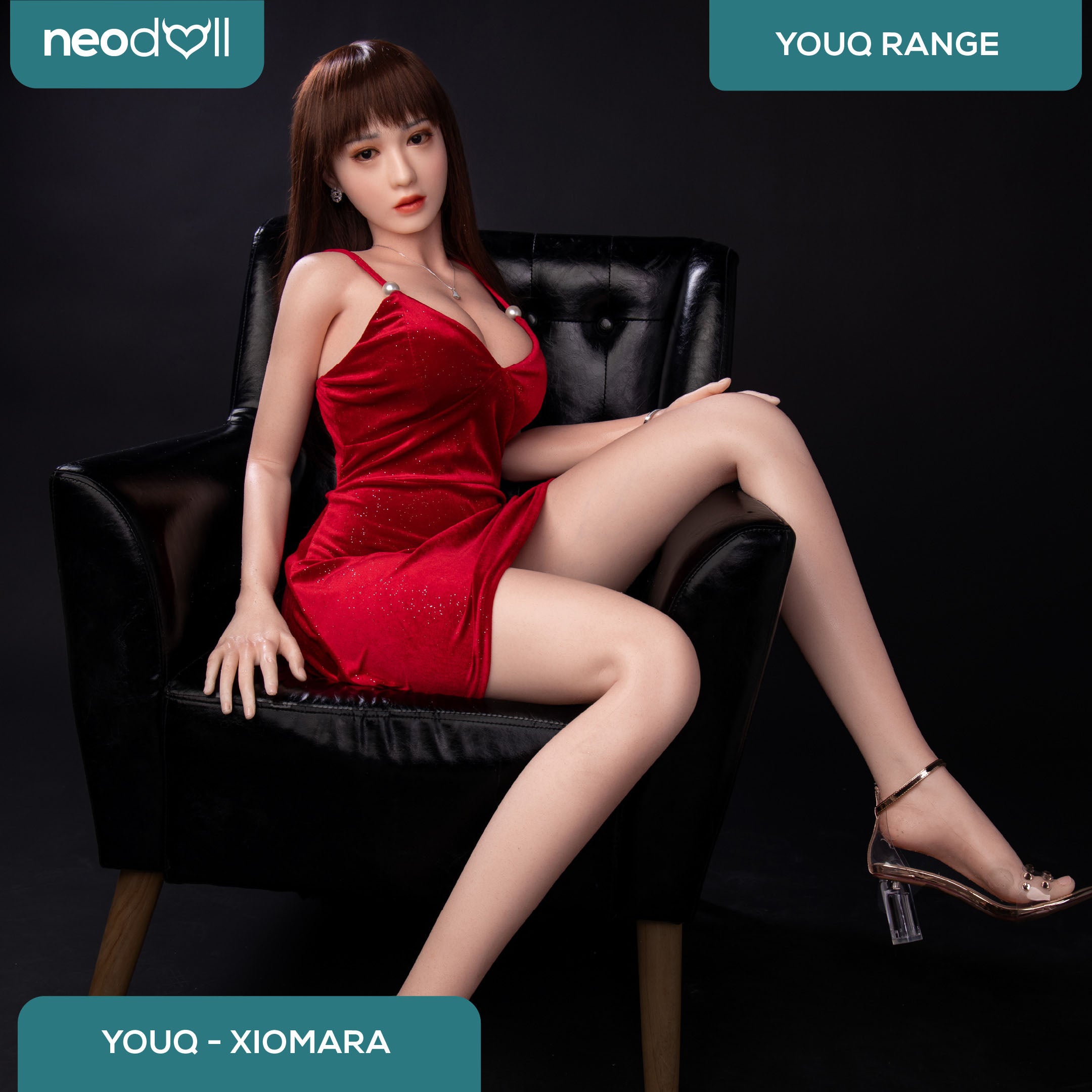 Youqdoll - Xiomara - Poupée de Sexe Entièrement en Silicone - 163cm - Cheveux Implémentés - Gel Sein - Naturel