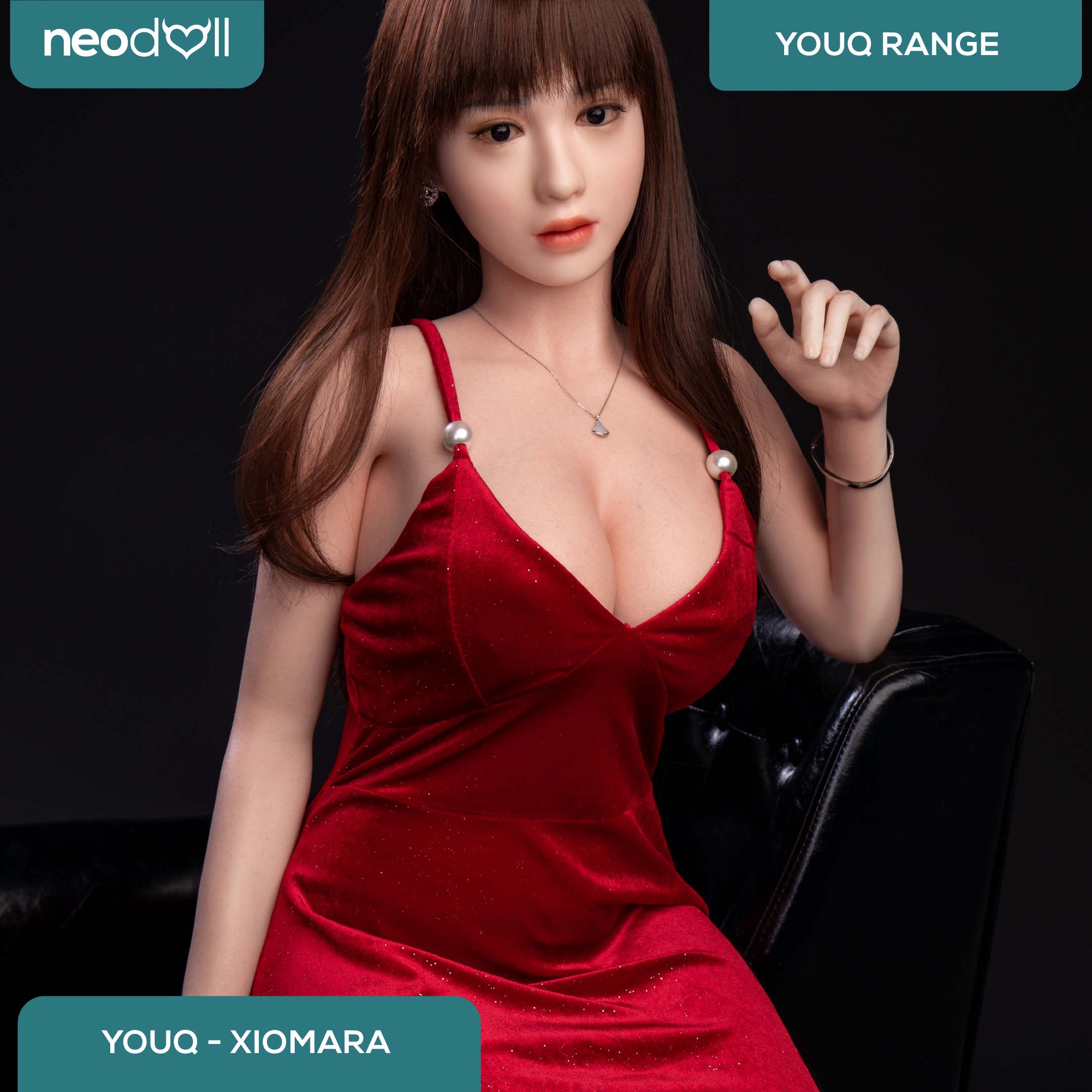Youqdoll - Xiomara - Poupée de Sexe Entièrement en Silicone - 163cm - Cheveux Implémentés - Gel Sein - Naturel