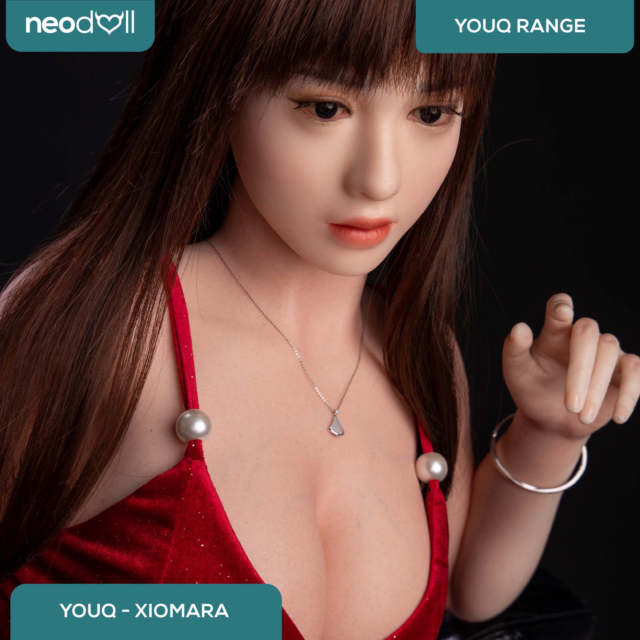 Youqdoll - Xiomara - Poupée de Sexe Entièrement en Silicone - 163cm - Cheveux Implémentés - Gel Sein - Naturel