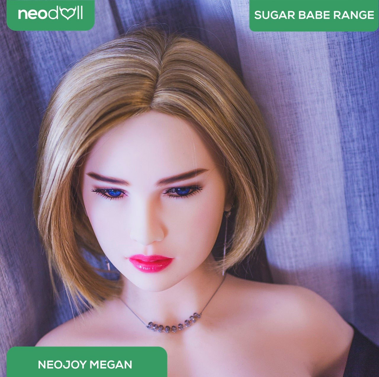 Neodoll Sugar Babe - Megan - Poupée de Sexe Réaliste - Gel Sein - Utérus - 163cm - Blanche