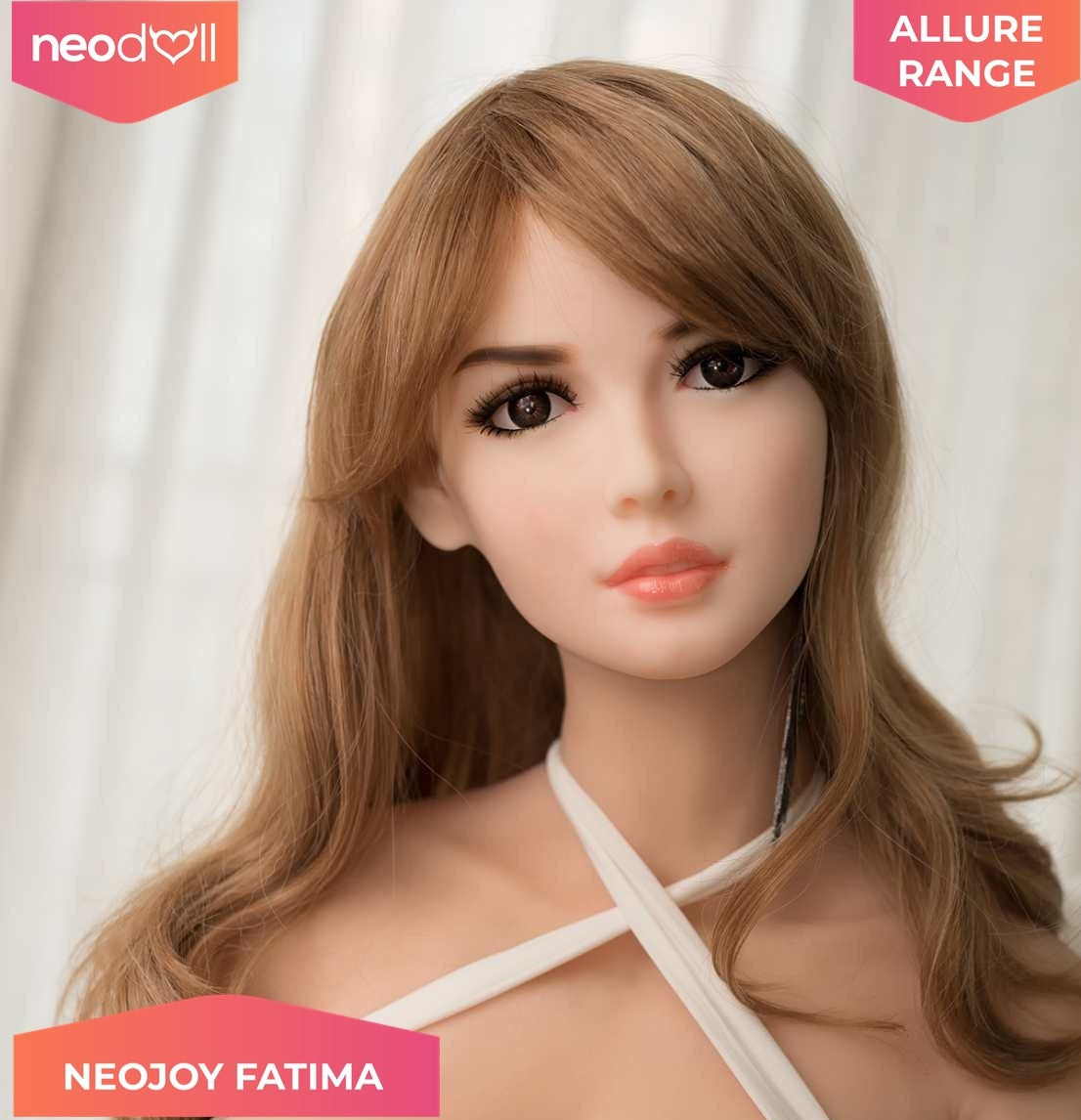 Neodoll Allure Fatima - Poupée de Sexe Réaliste - 161cm - Gros Corps - Naturel