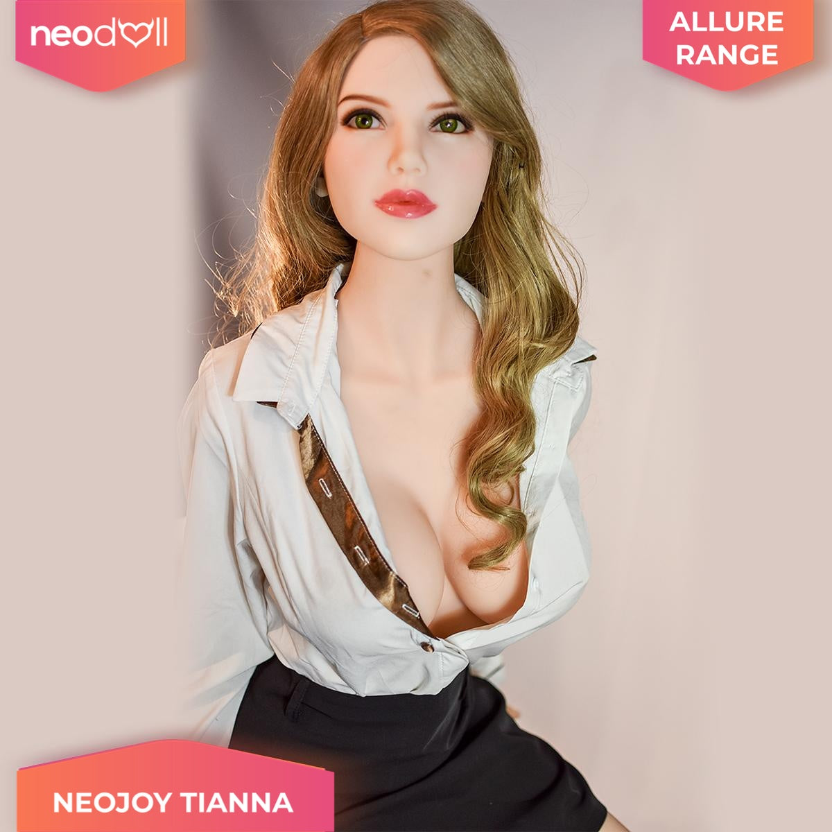 Neodoll Allure Tianna - Poupée de Sexe Réaliste - 165cm - Bronzer