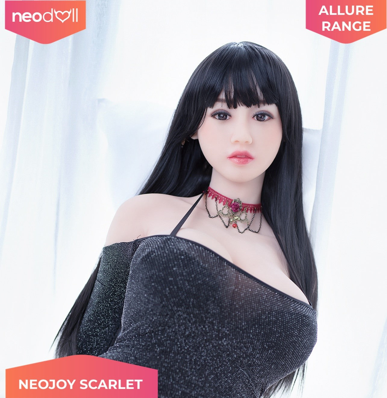 Neodoll Allure Scarlet - Poupée de Sexe Réaliste - 161cm - Naturel