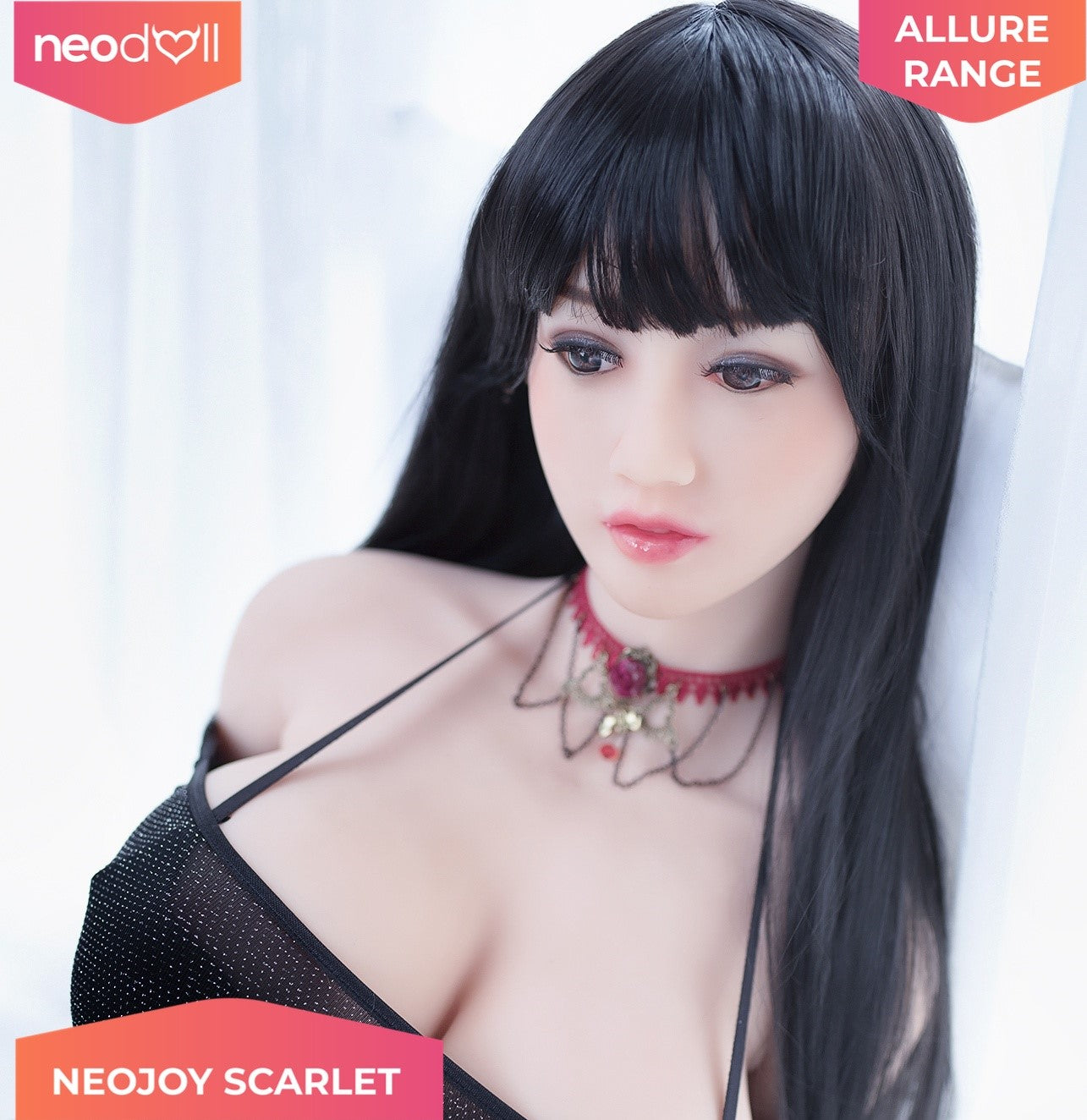 Neodoll Allure Scarlet - Poupée de Sexe Réaliste - 161cm - Naturel