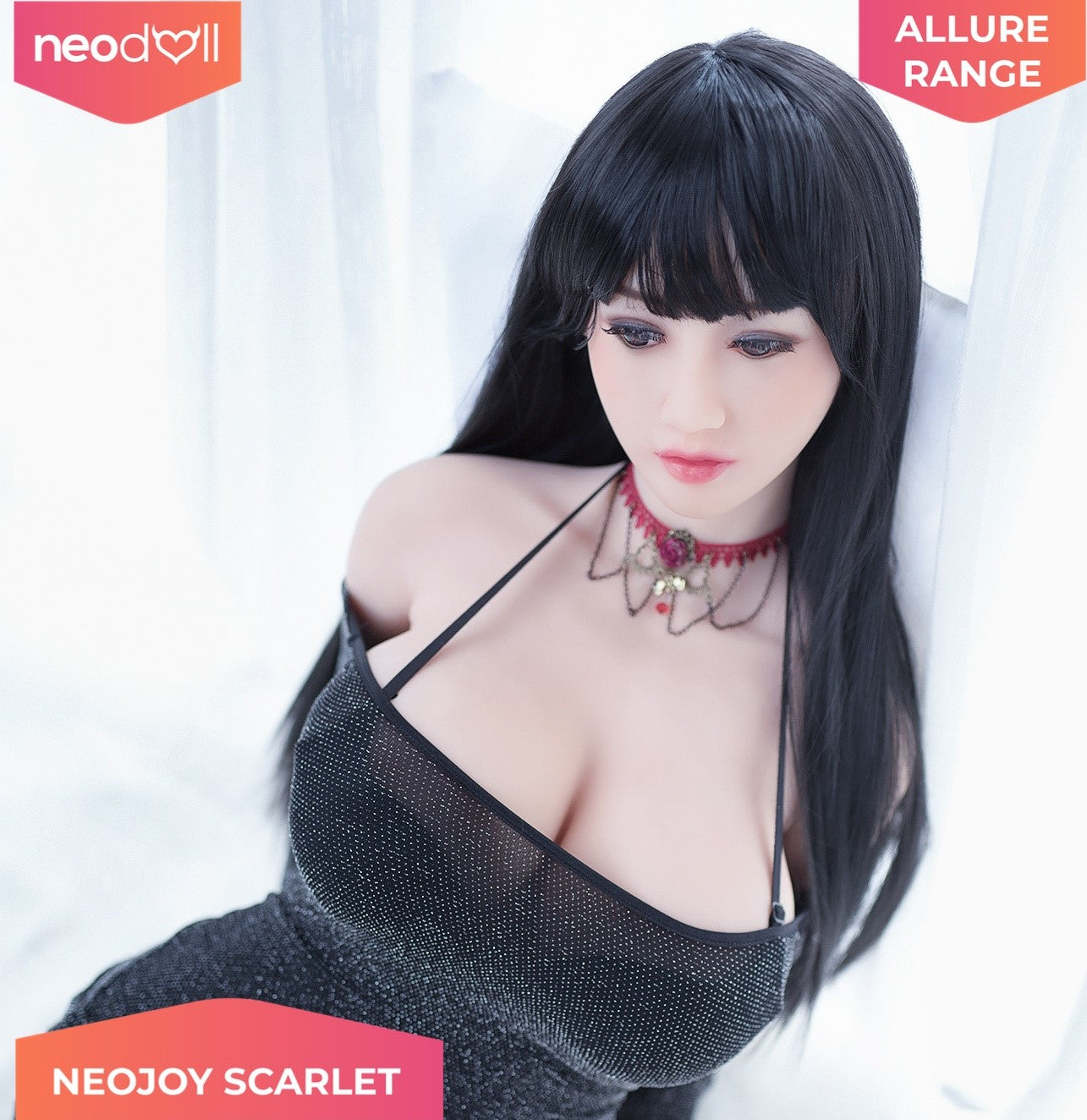 Neodoll Allure Scarlet - Poupée de Sexe Réaliste - 161cm - Naturel