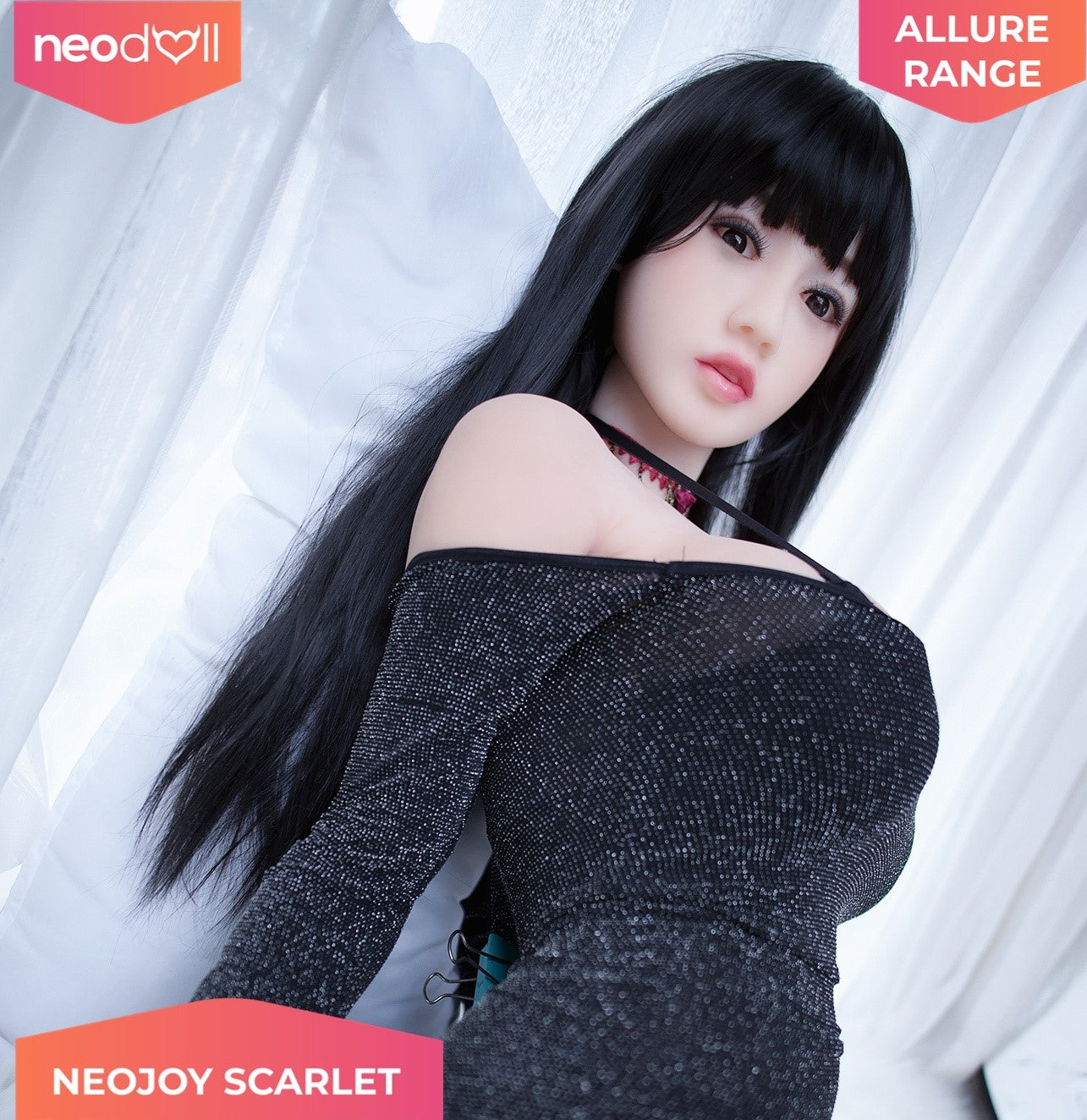 Neodoll Allure Scarlet - Poupée de Sexe Réaliste - 161cm - Naturel
