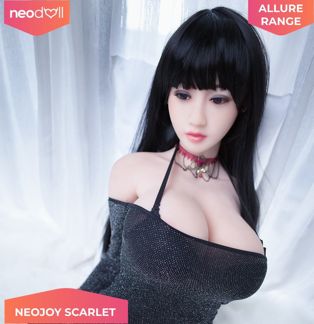 Neodoll Allure Scarlet - Poupée de Sexe Réaliste - 161cm - Naturel