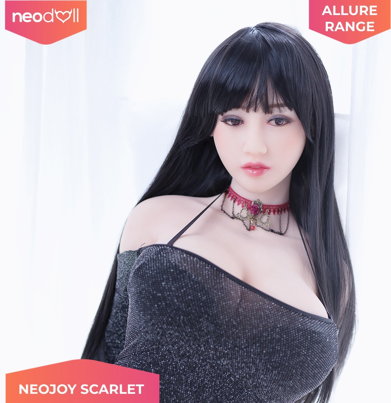 Neodoll Allure Scarlet - Poupée de Sexe Réaliste - 161cm - Naturel