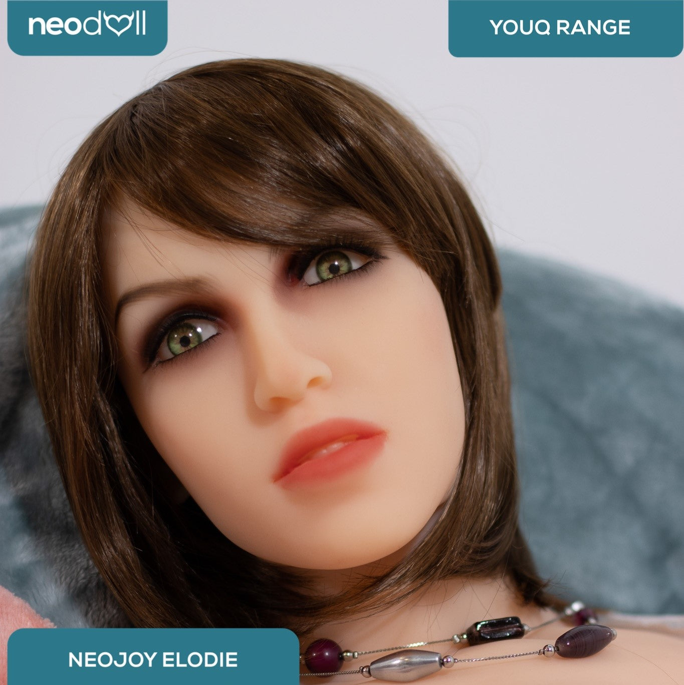 YouQ - Elodie - Torse de Poupée Sexuelle - Gel Sein - Naturel