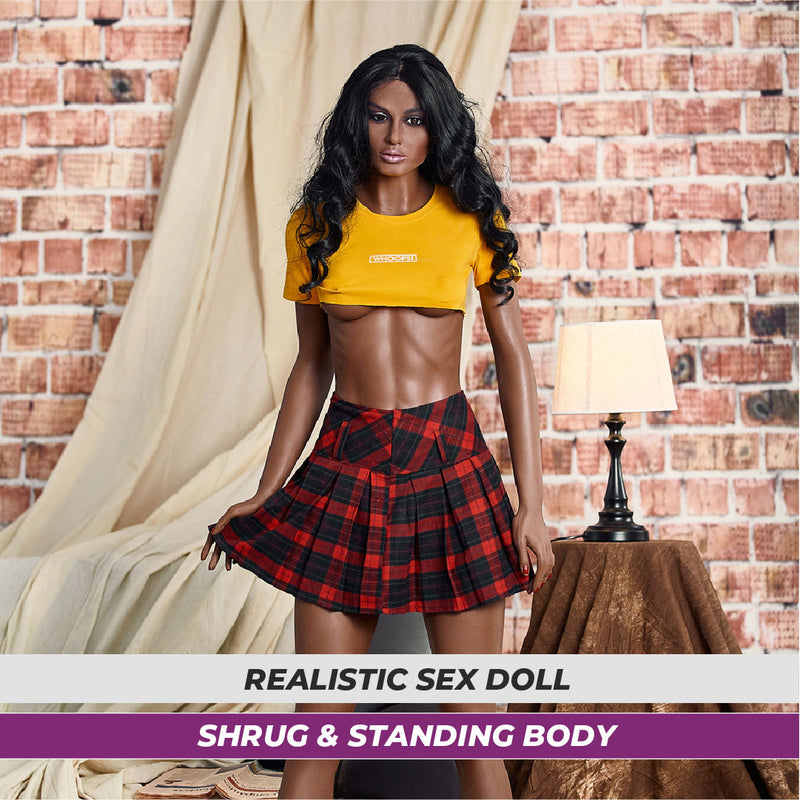 Neodoll Racy Yael - Poupée sexuelle réaliste - 168cm - Noir video