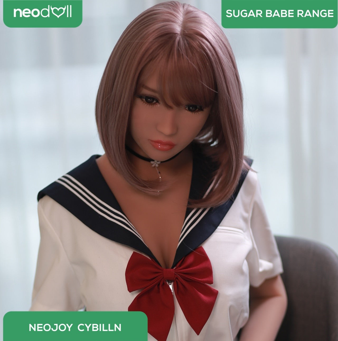 Neodoll Sugar Babe - Cybilln - Poupée de Sexe Réaliste - 170cm - Gel Sein - Du blé