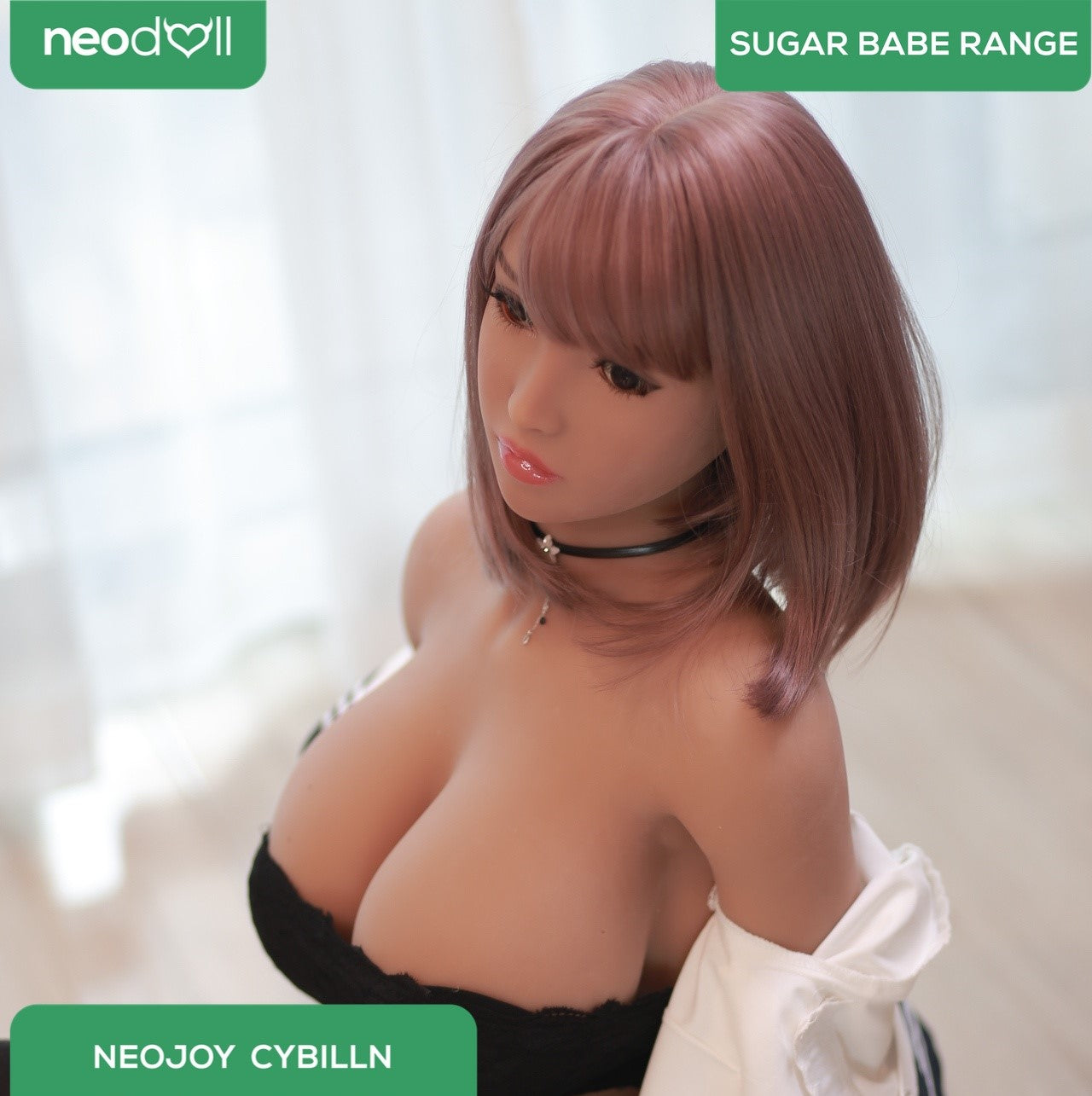 Neodoll Sugar Babe - Cybilln - Poupée de Sexe Réaliste - 170cm - Gel Sein - Du blé
