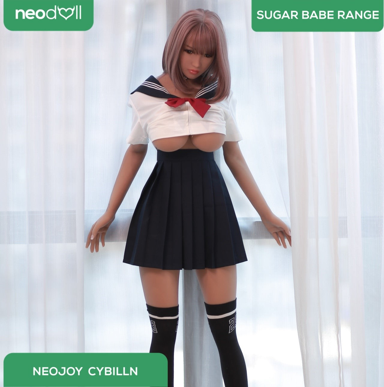 Neodoll Sugar Babe - Cybilln - Poupée de Sexe Réaliste - 170cm - Gel Sein - Du blé