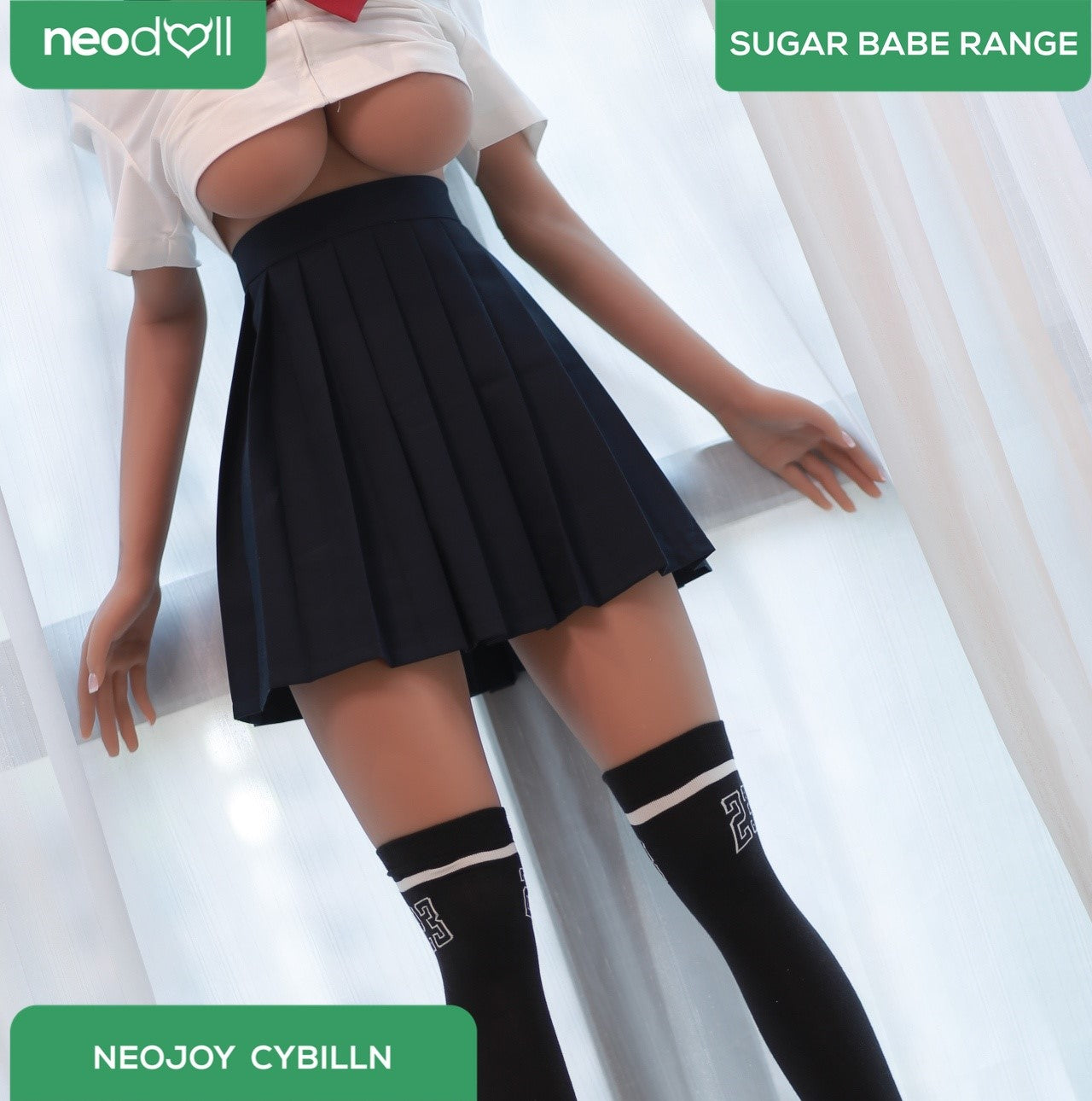 Neodoll Sugar Babe - Cybilln - Poupée de Sexe Réaliste - 170cm - Gel Sein - Du blé