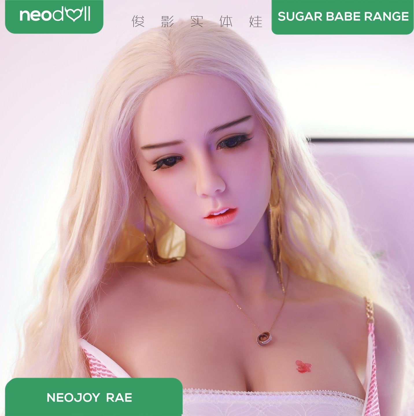 Neodoll Sugar Babe - Rae - Poupée de Sexe Réaliste - 166cm - Naturel