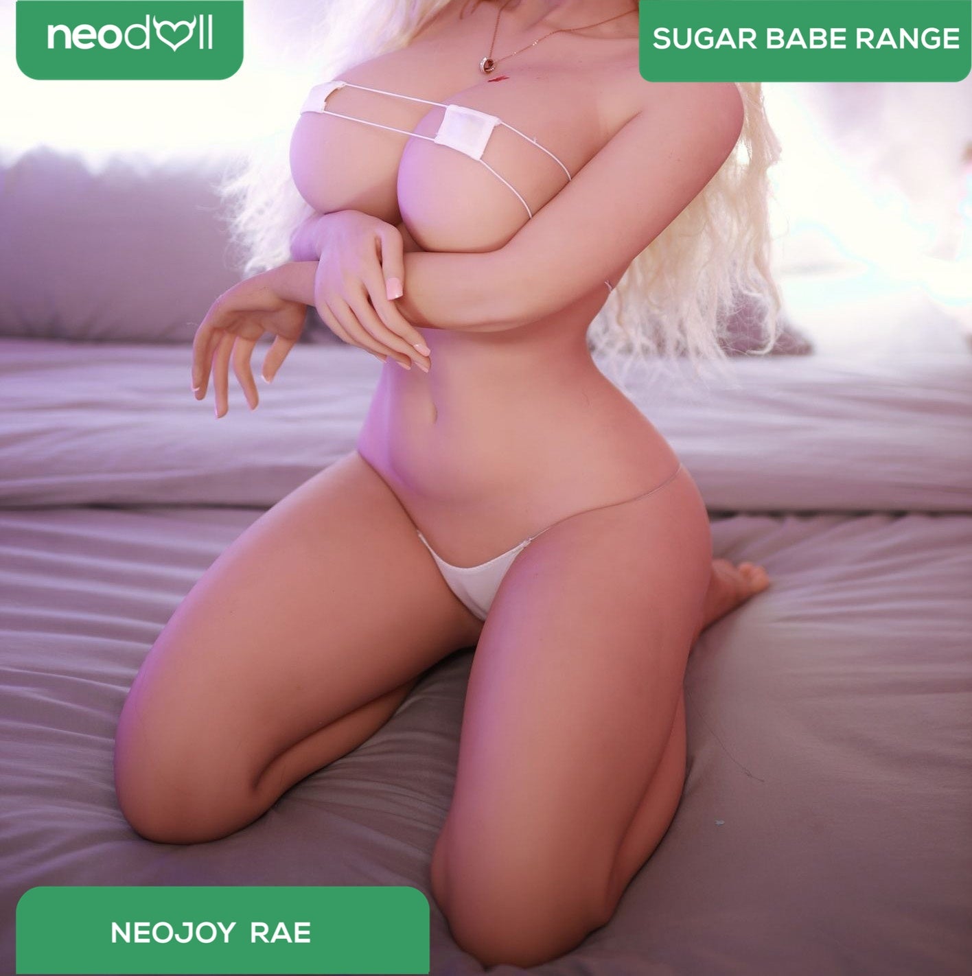 Neodoll Sugar Babe - Rae - Poupée de Sexe Réaliste - 166cm - Naturel