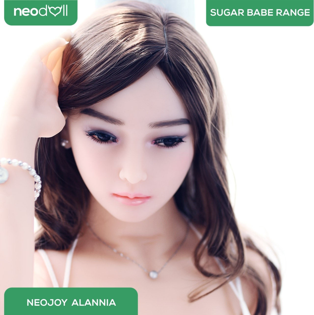 Neodoll Sugar Babe - Alannia - Poupée de Sexe Réaliste - 168cm - Gel Sein - Naturel