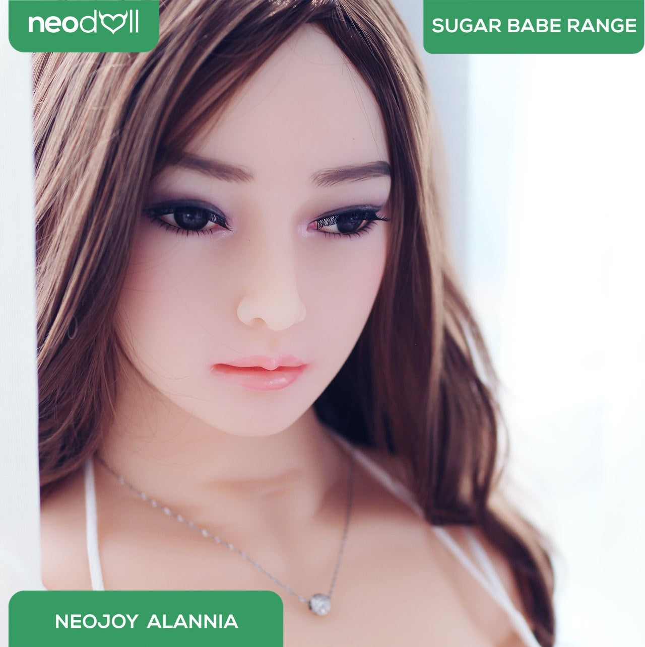 Neodoll Sugar Babe - Alannia - Poupée de Sexe Réaliste - 168cm - Gel Sein - Naturel