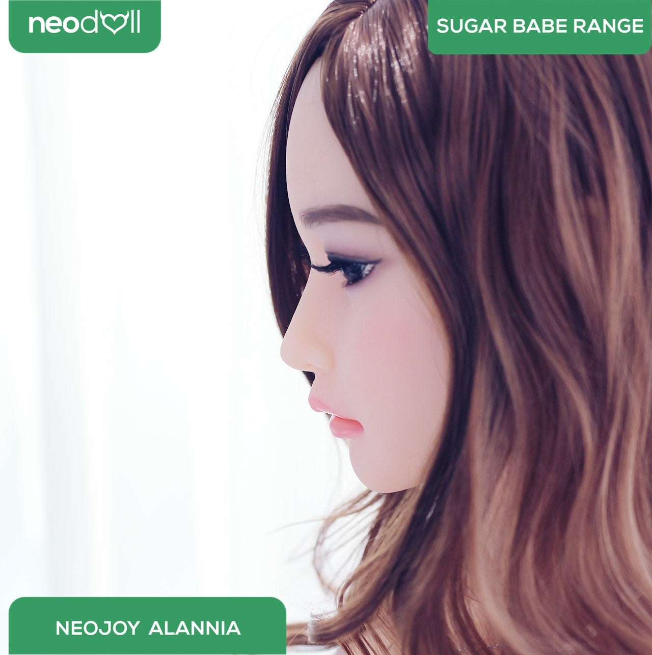 Neodoll Sugar Babe - Alannia - Poupée de Sexe Réaliste - 168cm - Gel Sein - Naturel