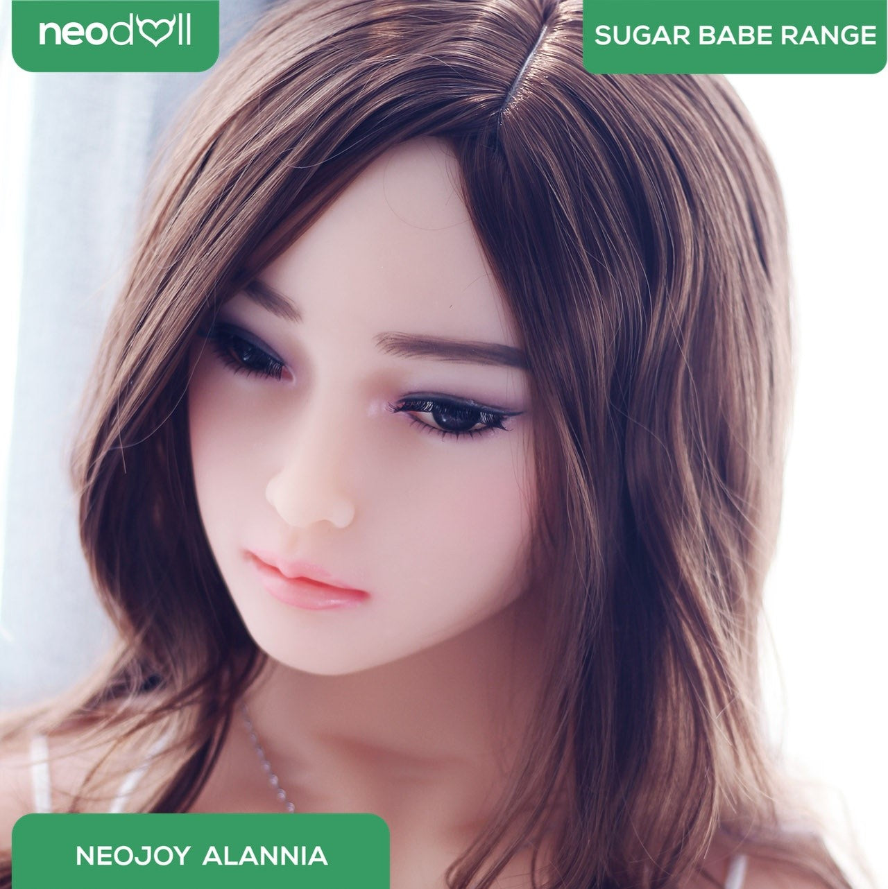 Neodoll Sugar Babe - Alannia - Poupée de Sexe Réaliste - 168cm - Gel Sein - Naturel
