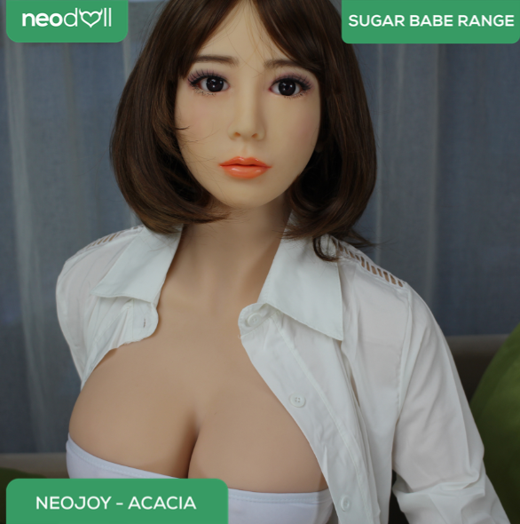 Neodoll Sugar Babe - Acacia - Poupée de Sexe Réaliste - 165cm - Gel Sein - Naturel