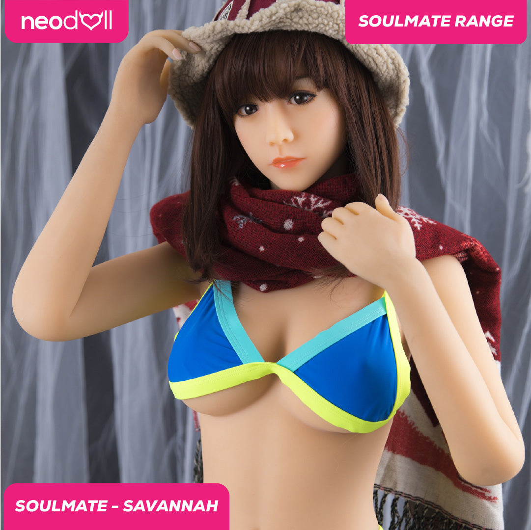 SoulMate - Savannah - Poupée de Sexe Réaliste - 163cm - Brun Clair