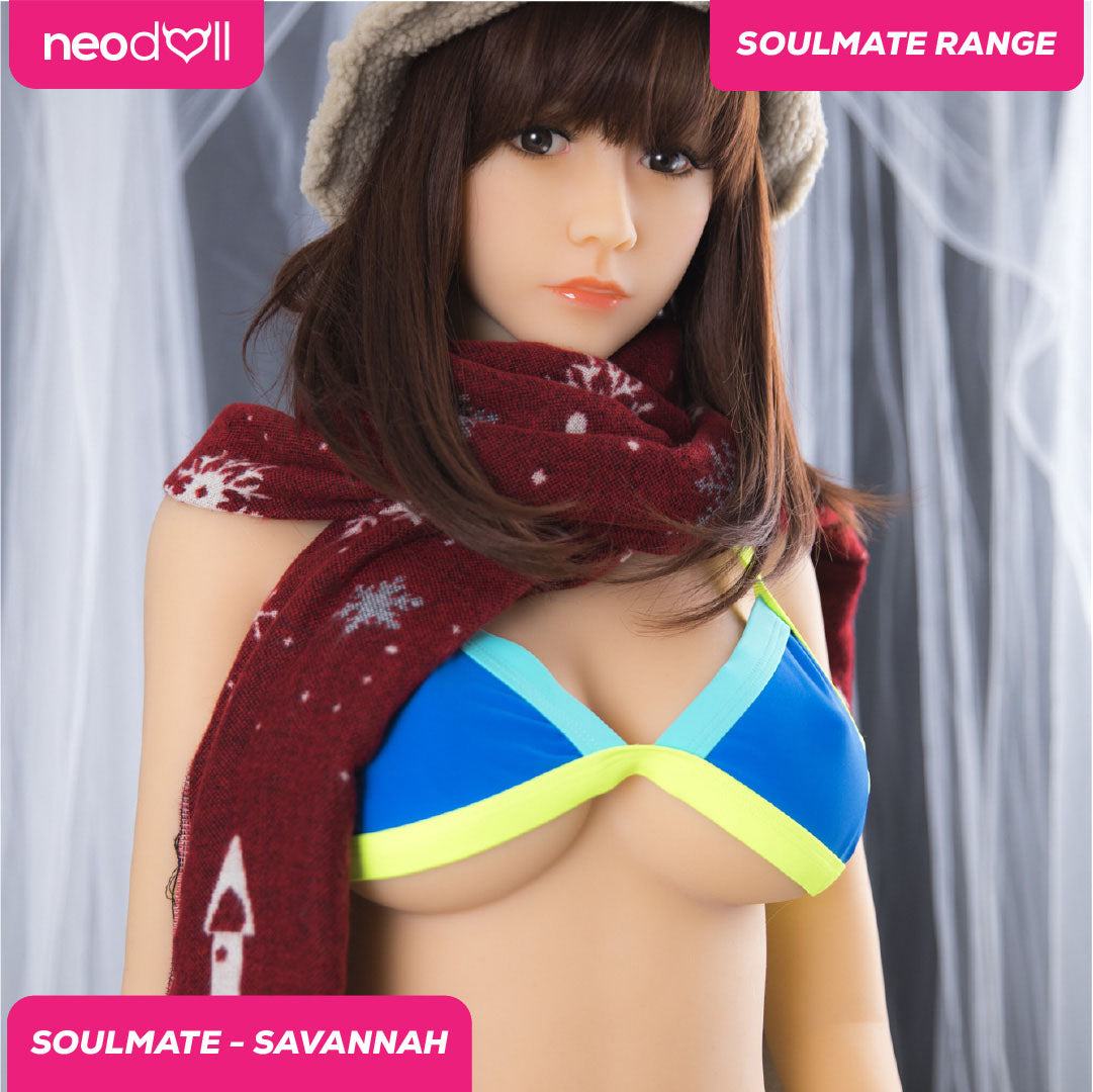 SoulMate - Savannah - Poupée de Sexe Réaliste - 163cm - Brun Clair