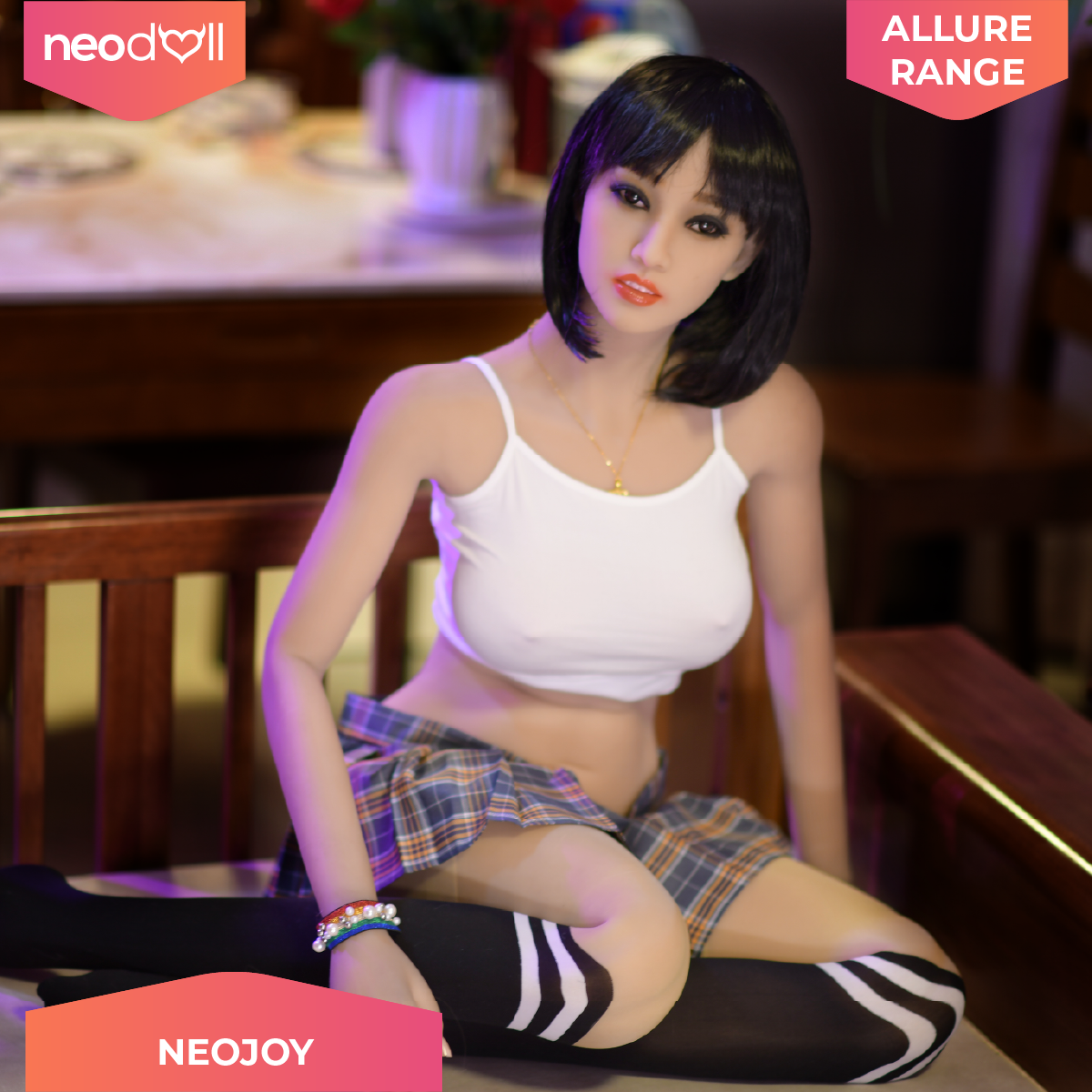 Neodoll Allure Clara - Poupée de Sexe Réaliste - 171cm - Bronzer