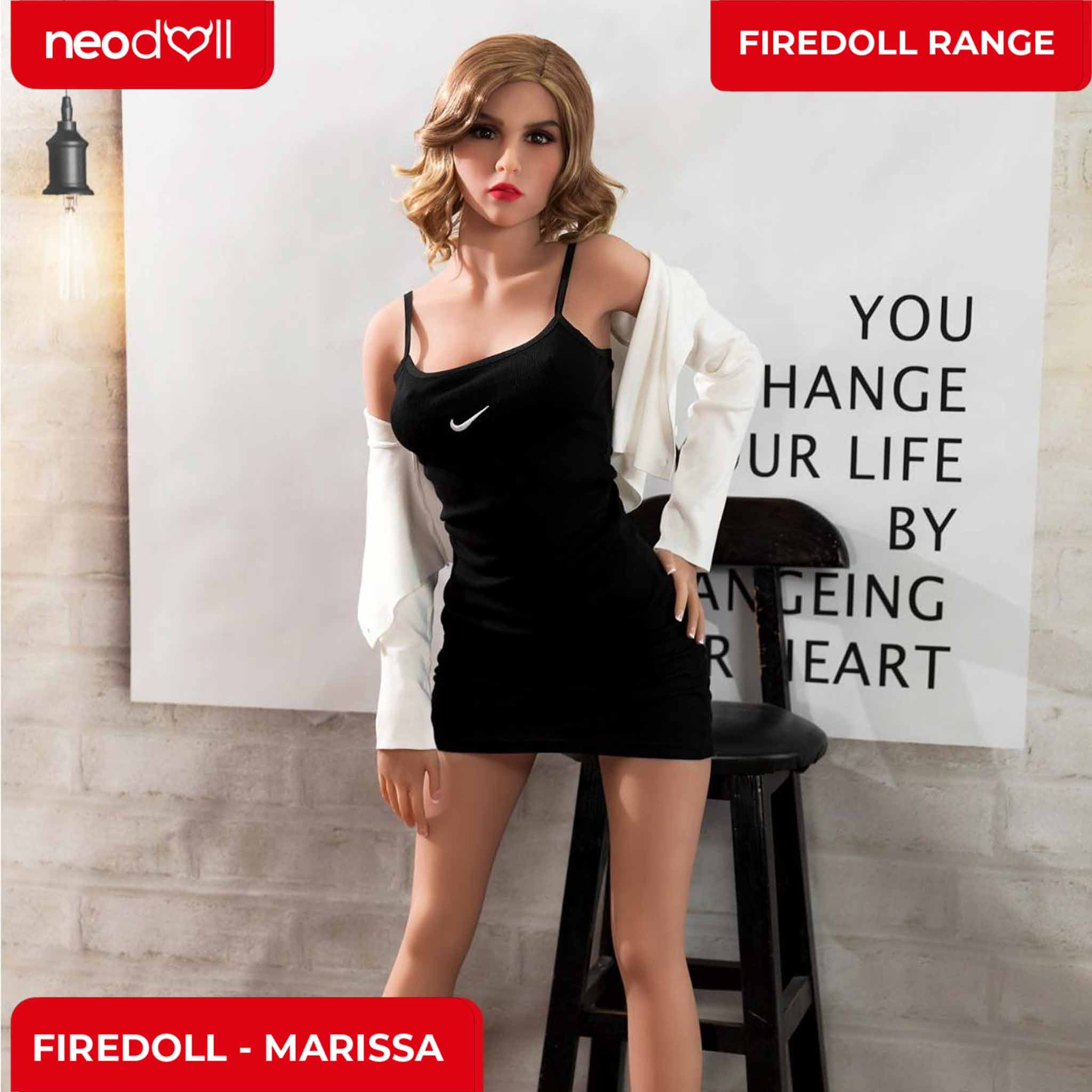 Fire Doll - Marissa - Poupée de Sexe Réaliste - 166cm - Gel Sein - Bronzage Léger