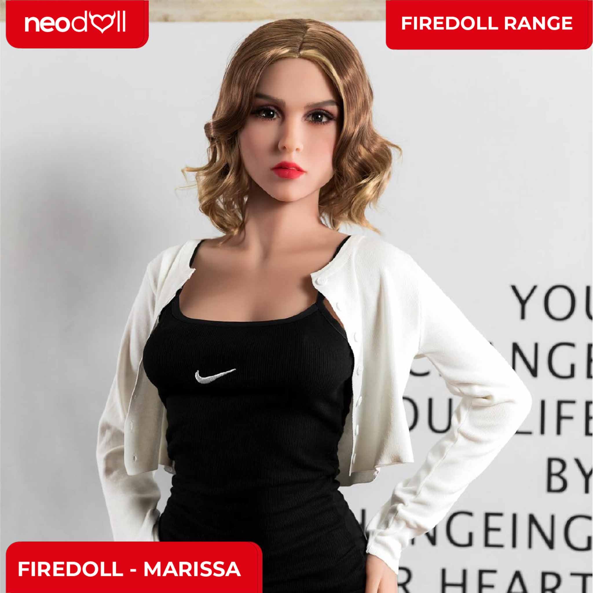 Fire Doll - Marissa - Poupée de Sexe Réaliste - 166cm - Gel Sein - Bronzage Léger
