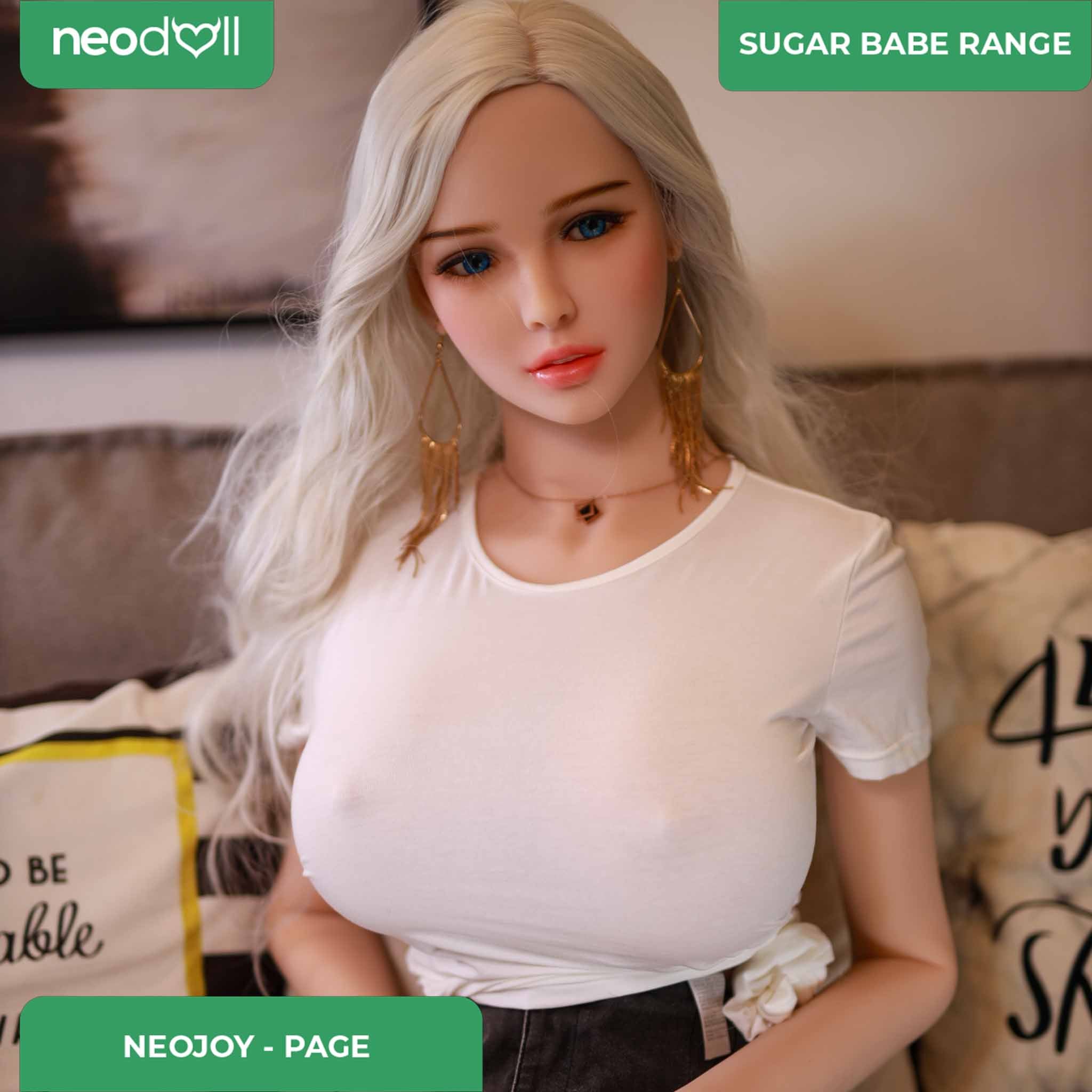 Neodoll Sugar Babe - Page - Poupée de Sexe Réaliste - 170cm - Gel Sein - Utérus - Naturel