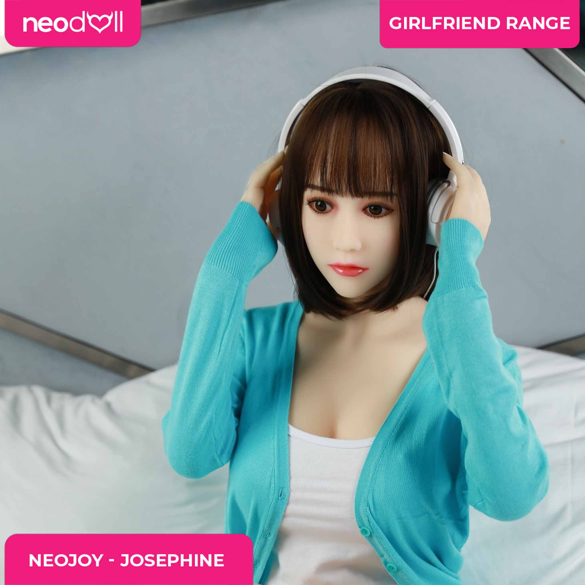 Neodoll Girlfriend Josephine - Poupée de Sexe Réaliste - 148cm - Naturel