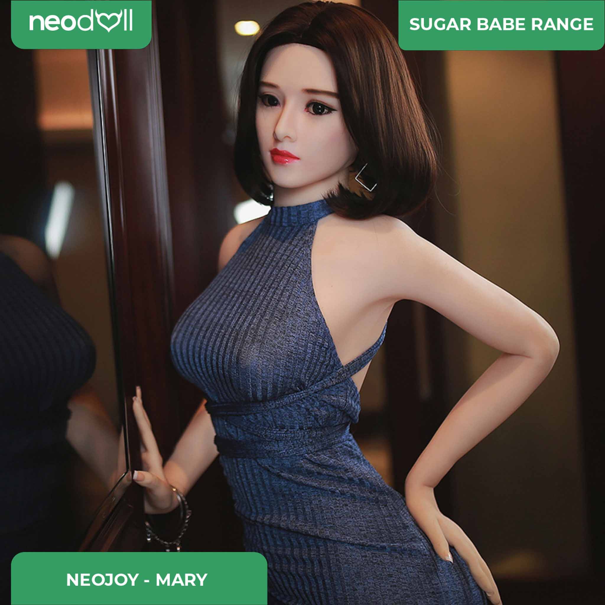 Neodoll Sugar Babe - Mary - Poupée de Sexe Réaliste - 170cm - Gel Sein - Blanche