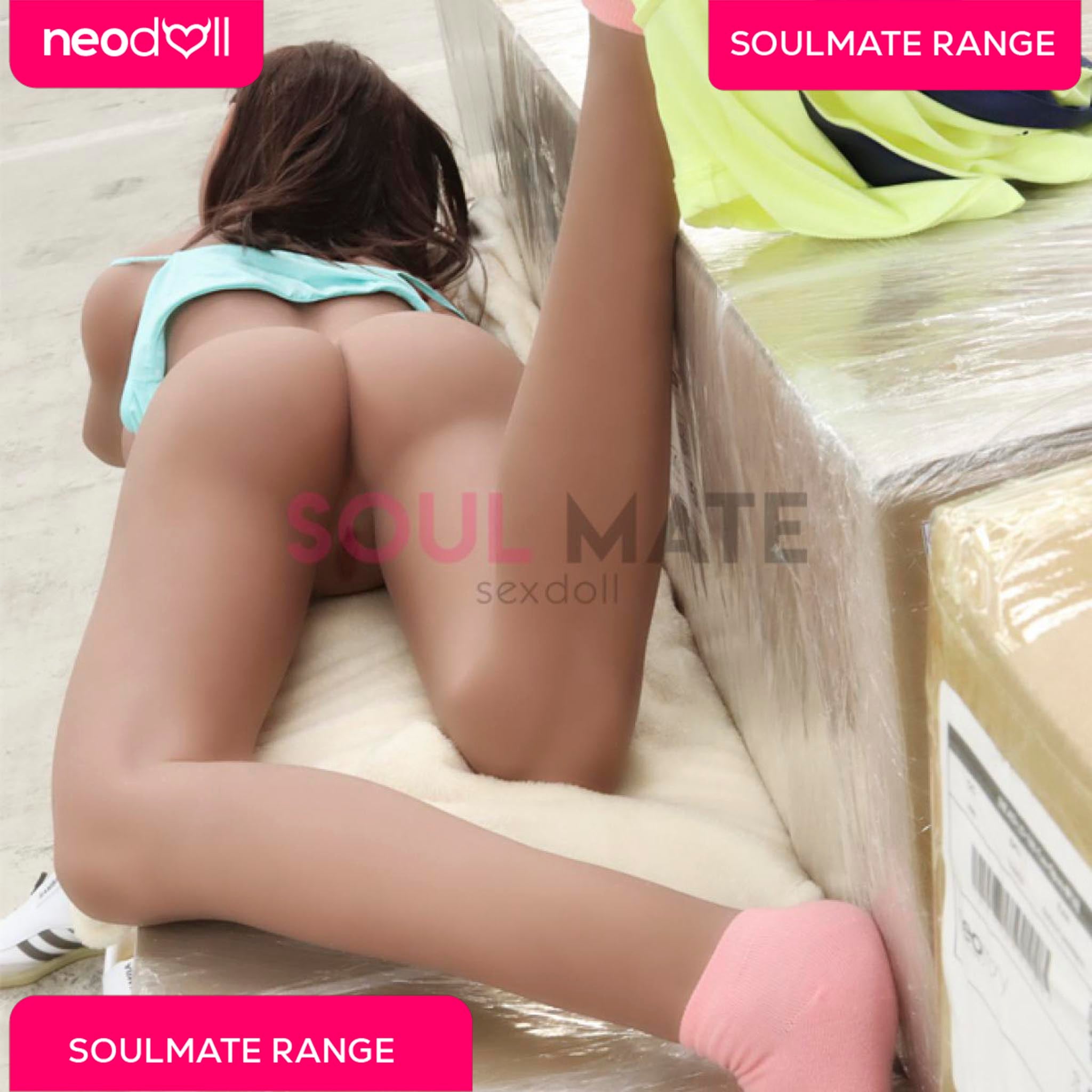 SoulMate - Lilly - Poupée de Sexe Réaliste - 148cm - Brun Clair