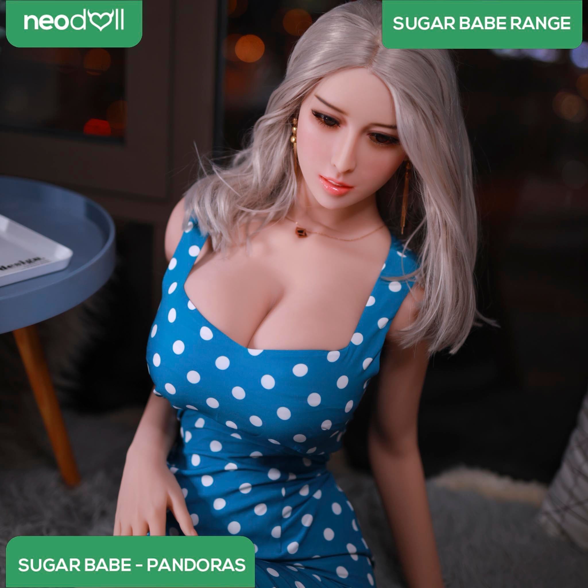Neodoll Sugar Babe - Pandoras - Poupée de Sexe Réaliste - 170cm - Gel Sein - Utérus - Naturel